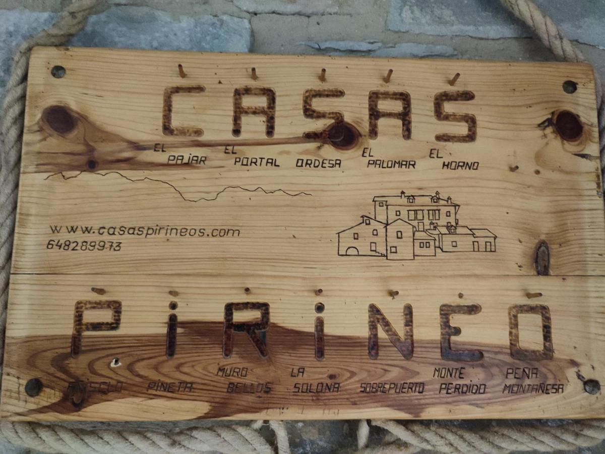 Casas Pirineo, Ainsa Appartement Buitenkant foto